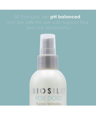 Biosilk Puppy Waterless Shampoo Spray - Silk Therapy for Dogs (8 fl oz) - Buy Online on GoSupps.com