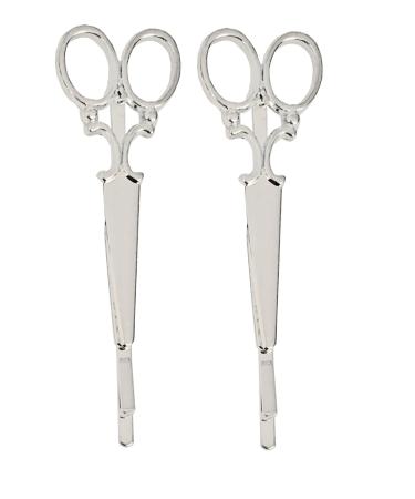 Hair accessories hair clip clamp hair clip hair clip scissors hairdresser hair slider silver hair jewelry