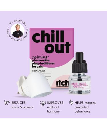 Calming Pheromones Starter Kit for Cats | Itch | Anxiety & Stress Relief | Plug-in Diffuser & 30-Day Refill - Buy Online on GoSupps.com
