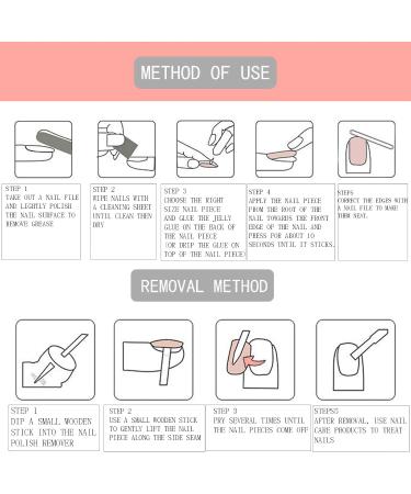 Shop 24pcs Medium Length Pink Gradient Square Press-On Nails with Glitter | Full Cover Glossy Fake Nails & Glue for Women - Buy Online on GoSupps.com