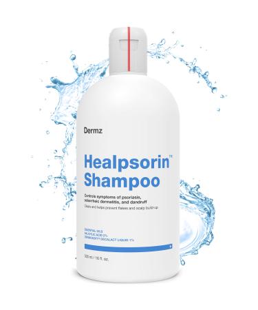 Healpsorin Shampoo 500 ml for the treatment of psoriasis, with salicylic acid & 1% Dermosoft® Decalat