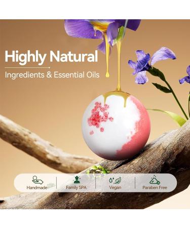 Bath Bombs Gift Set - 20 Organic Essential Oil Bath Bombs for Relaxation | Perfect Spa Gifts for Women Girls Mom & Special Occasions - Buy Online on GoSupps.com