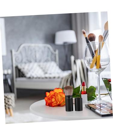 DOITOOL Powder Brush Foundation Concealer Brush Makeup Blush Women Makeup Brush Cream Blush Brush Blush Makeup Brush Makeup Supply Round Blush Brush Retractable Miss Rojas Large Metal Tube - Buy Online on GoSupps.com