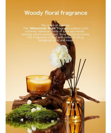 Wavevoke Classic Woody 3-Wick Oud Vanilla Soy Candle 8.11oz - Perfect for Spa Bath & Yoga | Enhance Home Ambiance with Jar Set - Buy Online on GoSupps.com