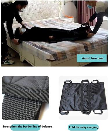 Bed Positioning Pad Soft Stretcher Waterproof Patient Transfer Lift Sheet Hospital Bed Mat with Handles for Elderly Bariatric (Size : 180 * 70cm) 180*70cm - Buy Online on GoSupps.com
