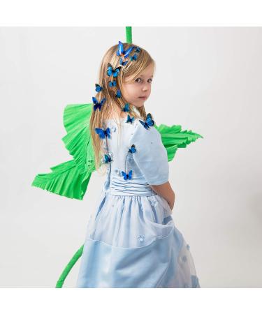 24 Pieces Small Realistic Butterfly Hair Clips in Colorful Blue - Handmade 90s Barrettes for Women and Girls - Buy Online on GoSupps.com
