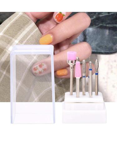 7pcs Electric Nail Drill Set - 2.35mm Stainless Steel Bit & Grinding Head with Storage Box | International Shipping Available - Buy Online on GoSupps.com