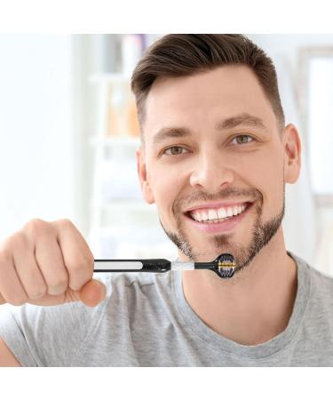 Buy Ergonomic Black Toothbrush with Soft Bristles | Non-Slip Design | 3-Sided Sensory for Sensitive Gums - Shop Internationally - Buy Online on GoSupps.com