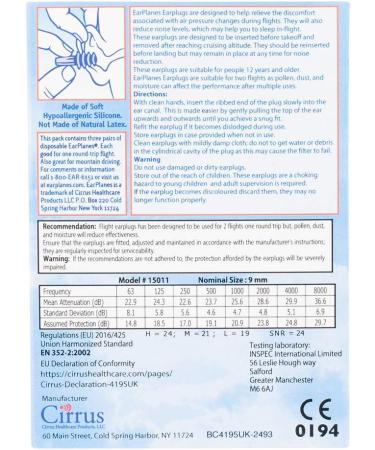 Buy Earplanes Ear Plugs for Children Ages 1-11 - International Shipping Available - Buy Online on GoSupps.com