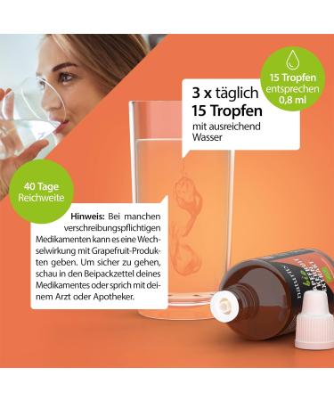 Naturity Organic Grapefruit Kernel Extract 1200 mg | Vegan & Certified Organic | 100 ml - Easy Application | International Shipping - Buy Online on GoSupps.com