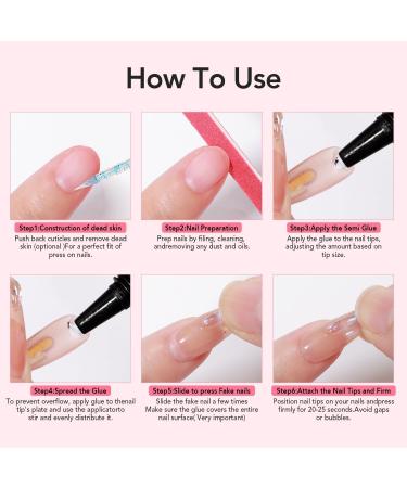 MAGIC ARMOR Nail glue gel and nail glue remover kit No UV needed for pressure-on nails 15g with - Buy Online on GoSupps.com