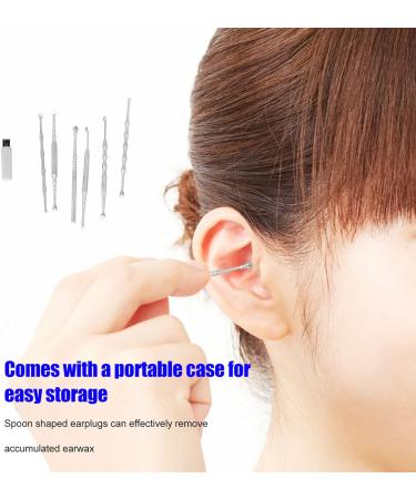Stainless Steel Earwax Cleaner Kit - Travel-friendly & Shiny Finish - Buy Online on GoSupps.com