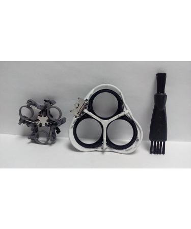  Shaving Heads Razor Head Holder+Blade Frame Compatible with for Philips Norelco HQ7325 HQ7350 HQ7100 HQ7200 HQ7300 HQ7120 HQ7260 HQ7350 HQ7363 Cutter Plate Easy to Replace (White) - Buy Online on GoSupps.com