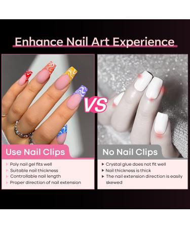 Modelones Poly Nail Gel Kit with 10PCS Nail Tips Clip - Professional Nail Extension Set - Buy Online on GoSupps.com