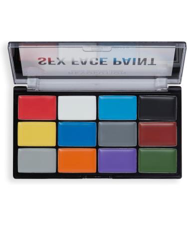 Revolution Beauty Creator SFX Face Paint Palette 12 Blendable & Buildable Creams Special Effects Halloween Face Paint Costume Makeup Vegan & Cruelty-Free - Buy Online on GoSupps.com