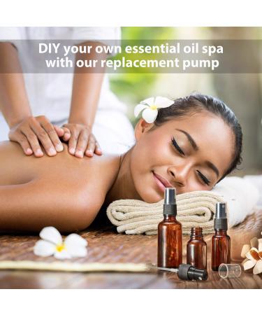 20x Essential Oil Spray Bottle Tops - Replacement Pump for 5ml, 15ml, 20ml Bottles - Buy Online on GoSupps.com