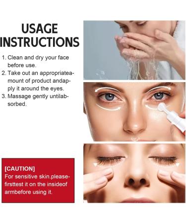 Eye Lifting Serum Under Eye Cream for Dark Circles Eye Care Hydrating Eye Serum Under Eye Roller Cream for Women Reduces Fine Lines and Wrinkles with Caffeine Eye Care - Buy Online on GoSupps.com