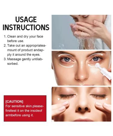 Coffee Eye Serum Under Eye Cream for Dark Circles Eye Care Eye Roller Serum Moisturizing Eye Cream Under Eye Roller Cream for Women Reduce Wrinkles Fine Lines with Caffeine Oily Skin Care - Buy Online on GoSupps.com