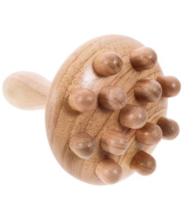 Magiclulu hand massager hand massager hand massage back massager wood comb for essential oils neck massage device massage ball tube tool leg massage brush household