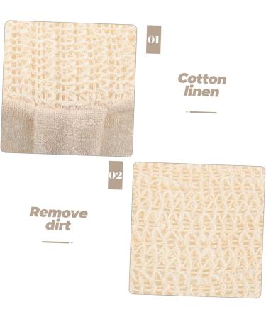 Beaupretty Cotton Linen Bath Towel Bathing Scrubber Shower Exfoliator Bath Brush Pad Bathing Brush Bath Scrubbing Sponge Shower Brush Bath Sponge Sponges Bath Scrubber Brush Body Bath Flower - Buy Online on GoSupps.com
