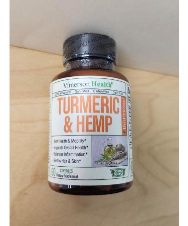 Boswellia Turmeric Curcumin Supplement with Hemp Seeds & Lemon Balm Extract Joint Health & Mobility with Black Pepper for Absorption Natural Joint Supplement - Buy Online on GoSupps.com