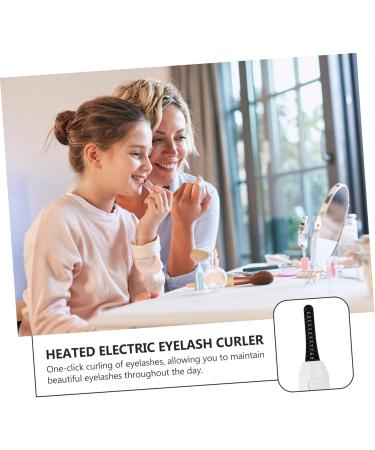 Beatifufu 1 Set Eyelash Curler Makeup Tool Heated Lash Brush Eyelash Curling Tool Heated Eye Lashes Curler Eyelash Tool Portable Hair Curler Heated Curlers Lash Curling Device White Abs 13.3X2.5X2CM - Buy Online on GoSupps.com