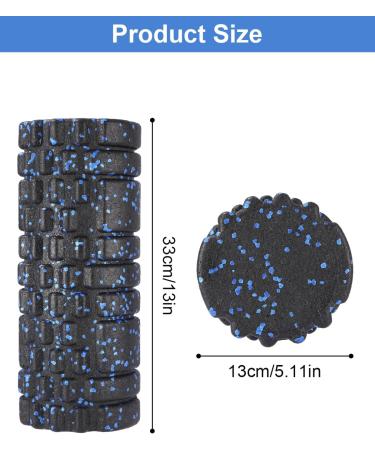 High-Density 3D Texture Fascia Roll for Yoga & Muscle Massage Foam Scooter for Gymnastics Relieve Muscle Tension & Enhance Connective Tissue Health - Buy Online on GoSupps.com