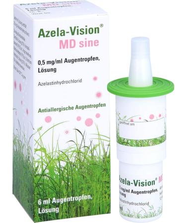 Buy Azela-Vision MD Sine 0.5 mg/ml Eye Drops - Effective Relief for Eye Irritation | International Shipping Available - Buy Online on GoSupps.com