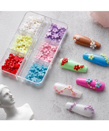 Photography Nail Decor Three-Dimensional with Steel Ball Lightweight Small Flowers Nail Decoration for Women Manicure Decor Fashion - Buy Online on GoSupps.com