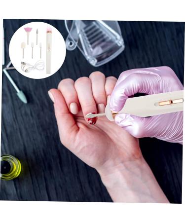 FRCOLOR 2 Sets Nail Polisher Nail Drill Manicure Tool Nail Kits Professional Manicure Kit Motor Kit Professional Nail Drill Kit U as Acrilicas Nail Tool Cordless White Plastic - Buy Online on GoSupps.com