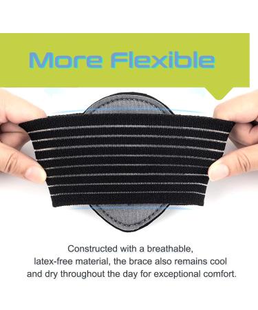 Flat Feet Arch Support Cushion - Breathable Compression for Pain Relief & Foot Care for Men & Women - Buy Online on GoSupps.com