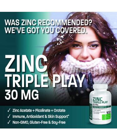 Bronson Vitamin C 1000mg with Zinc for Immune Support - Non-GMO Ascorbic Acid Supplement - Buy Online on GoSupps.com