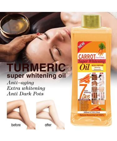  G n rique Turmeric Oil - Pre-Diluted Skin Oil | 300ml Moisturizing Body il | Brightening Turmeric il for Radiant Skin Elasticity Dry Sk n Relief & Routine - Buy Online on GoSupps.com