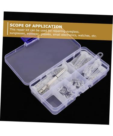 Gleavi Glasses Repair Tool Kit - Optician Tools with Screws & Nose Pads | Durable Metal Sunglasses Accessories - 2 Pieces Multi-Color - Buy Online on GoSupps.com