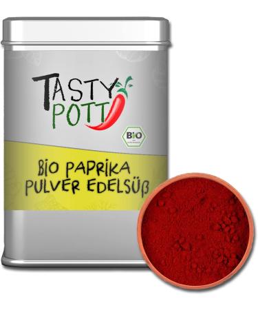 Jeske Sports Supplies Tasty Pott Basic spices basic spices spice mixtures spices powder spicy flavor organic paprika powder noble sweet 100 g - Buy Online on GoSupps.com