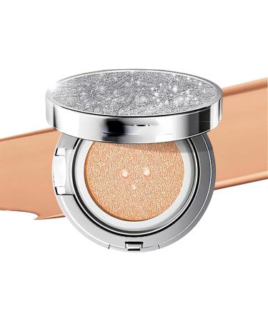 BB Cream Air Cushion | BB Moisturizing Makeup Cream - Foundation Moisturizing Cushion Foundation Moisturizing Cushion with Puff - Buildable Cover Air Cushion Teksome