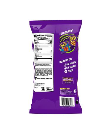 Takis Guacamole Rolled Tortilla Chips - 9.9 oz Bag | Artificially Flavored | Crunchy Snack Chips - Buy Online on GoSupps.com