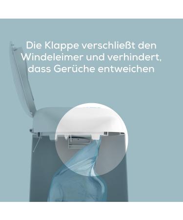 Shop Angelcare Original Dress-Up XL Diaper Pail - Eco-Friendly 5x Less Film Use & 1 Refill Cassette - Buy Online on GoSupps.com