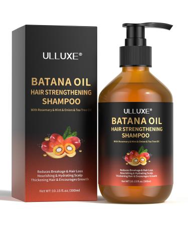 ulluxe Batana Oil Shampoo Batana Oil Hair Growth Shampoo Strengthening and regenerating formula for men and women with thinning hair or hair loss Moisturizing and soothing