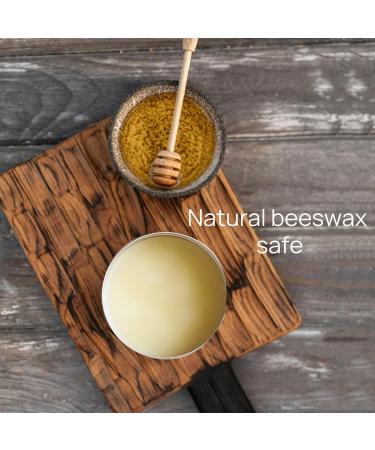 Unscented Beeswax Wooden Polish & Conditioner | Nourish & Protect Indoor/Outdoor Wood - 7 Ounces - Buy Online on GoSupps.com