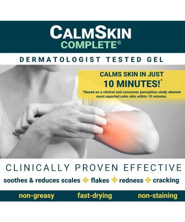 Xenna CalmSkin Complete Gel for Psoriasis Relief | Clinically Proven | Results in 1 Week | Calming Formula | 4 fl. oz - Buy Online on GoSupps.com