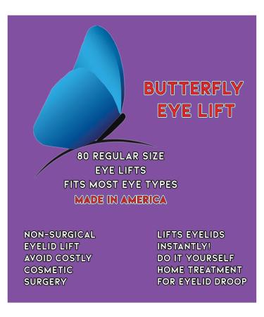 Butterfly R-80 Eyelid Lift | American-Made Anti-Aging Eyelid Tape for Quick Eye Lift | Perfect for Makeup Use - Buy Internationally - Buy Online on GoSupps.com