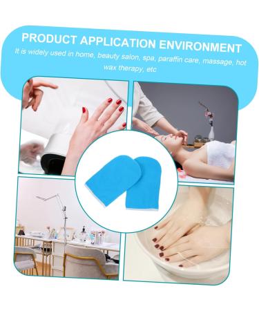 minkissy 1 Pair Care Washable Wax Mitts Nourishing Hand Gloves Care Wax Gloves Hand Moisturizing Gloves Wax Hand Care Gloves Wax Nursing Gloves Hot Paraffin Mitten Flannel - Buy Online on GoSupps.com