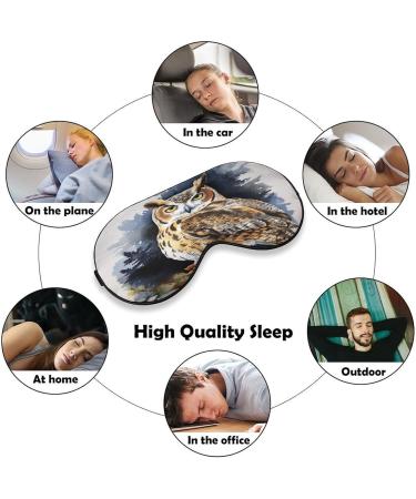 Sleep Mask Owl - Light Blocking Eye Cover with Adjustable Strap | Comfortable Sleep Shade for Restful Nights - Buy Online on GoSupps.com