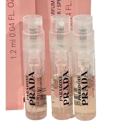 Prada PARADOXE Sample Perfume WOMEN Spray Vial 1.2 ml / 0.04 oz - Set of 3 - Buy Online on GoSupps.com