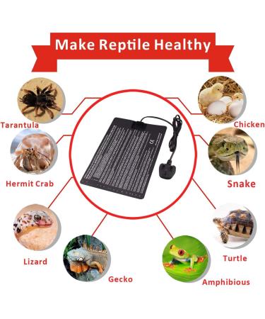 AIICIOO 16W Lizard Vivarium Tank Warmer - Reptile Terrarium Heating Mat - Buy Online on GoSupps.com