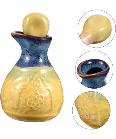 MAGICLULU 3 Sets Aromatherapy Bottle Essential Oil Bottle Perfume Bottle Mini Vinegar Ceramic Sauce Bottle Lotion Refillable Bottle Empty Bottle Cosmetic Dispenser Scent Bottle Ceramics - Buy Online on GoSupps.com