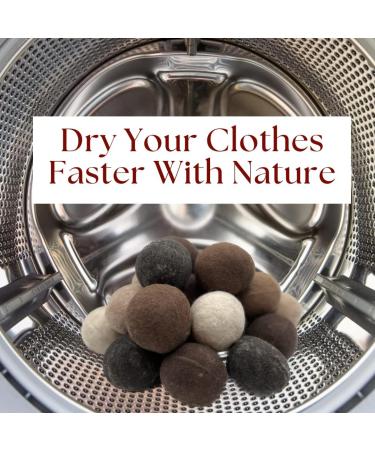 Handmade 100% Organic Alpaca Dryer Balls - Set of 3 | Hypoallergenic & Long Lasting | Made in USA - Buy Online on GoSupps.com