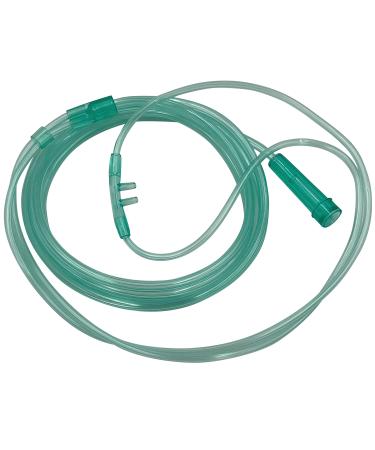 1pk Pediatric Oxygen Cannula, w/Tabbed Nose Piece, Soft Straight Prongs & 6.5Ft Crush Resistant Tubing