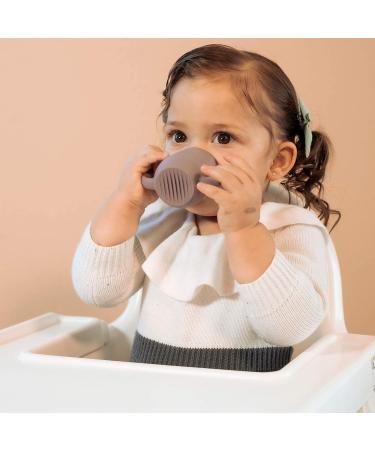 BraveJusticeKidsCo. Silicone Baby-Led Weaning Drinking Cups (2 pack, Blue Fusion) - Buy Online on GoSupps.com